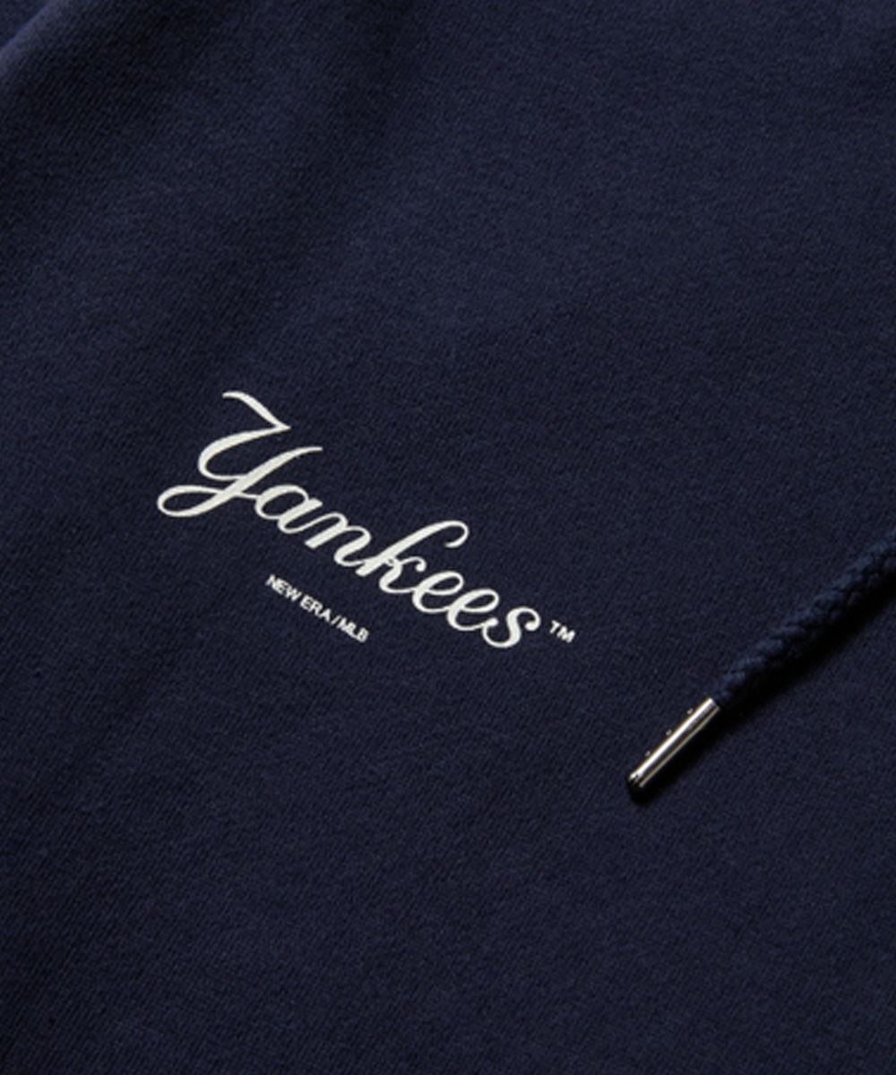 NEW ERA ニューエラ パーカー 裏毛 スウェット プルオーバーフーディー MLB Apparel ニューヨーク・ヤンキース ネイビー 14324636 トップス フーディー プルオーバー ロゴ MLB NY コットン メンズ レディース ユニセックス