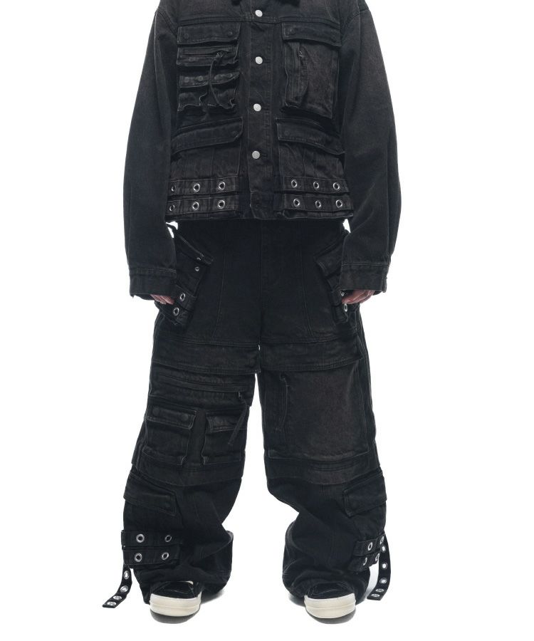 SUICIDE DENIM PANTS / ブラック [BR24AW-P1002]