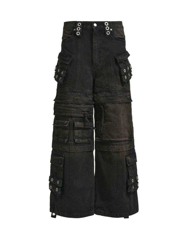 SUICIDE DENIM PANTS / ブラック [BR24AW-P1002]