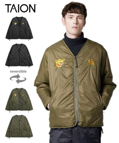 ジャパンスペシャル リバーシブル スカジャン ダウンジャケット