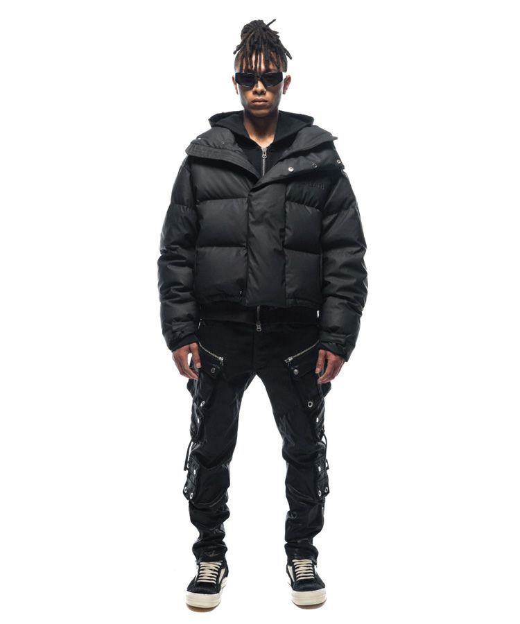 ジャケット・アウター BREATH MATTE BLACK SHORT DOWN / BLK BREATH / crocodile short down - OTHELLO KUMAMOTO
