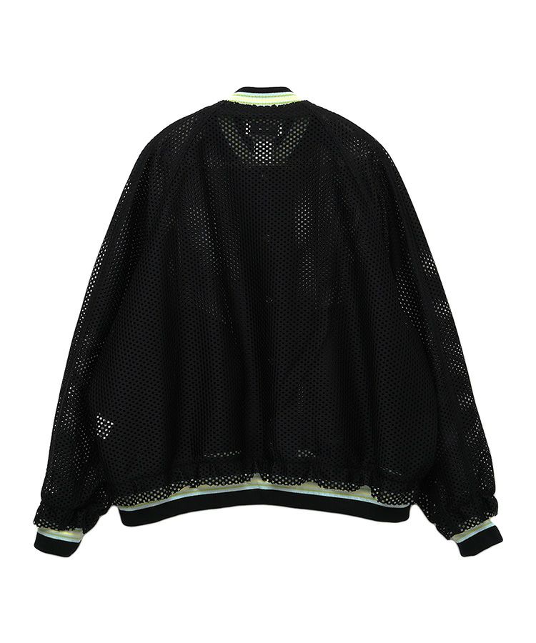 MESH STADIUM JACKET / ブラック [NAT-JK-M08]