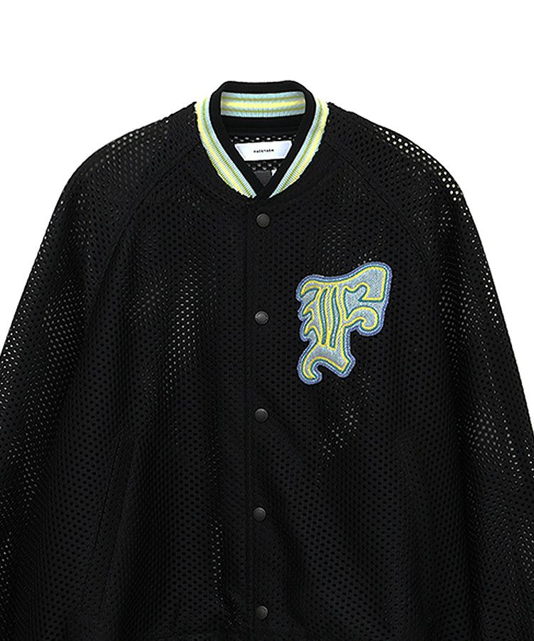 MESH STADIUM JACKET / ブラック [NAT-JK-M08]
