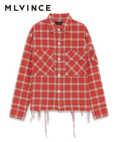 MLVINCE NYLON S/S SHIRTS BROWN Lサイズ NYLON S/S SHIRTS - BROWN - MLVINCE