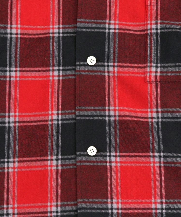 R9 NEL CHECK SHIRT / レッド [RW25S0205]