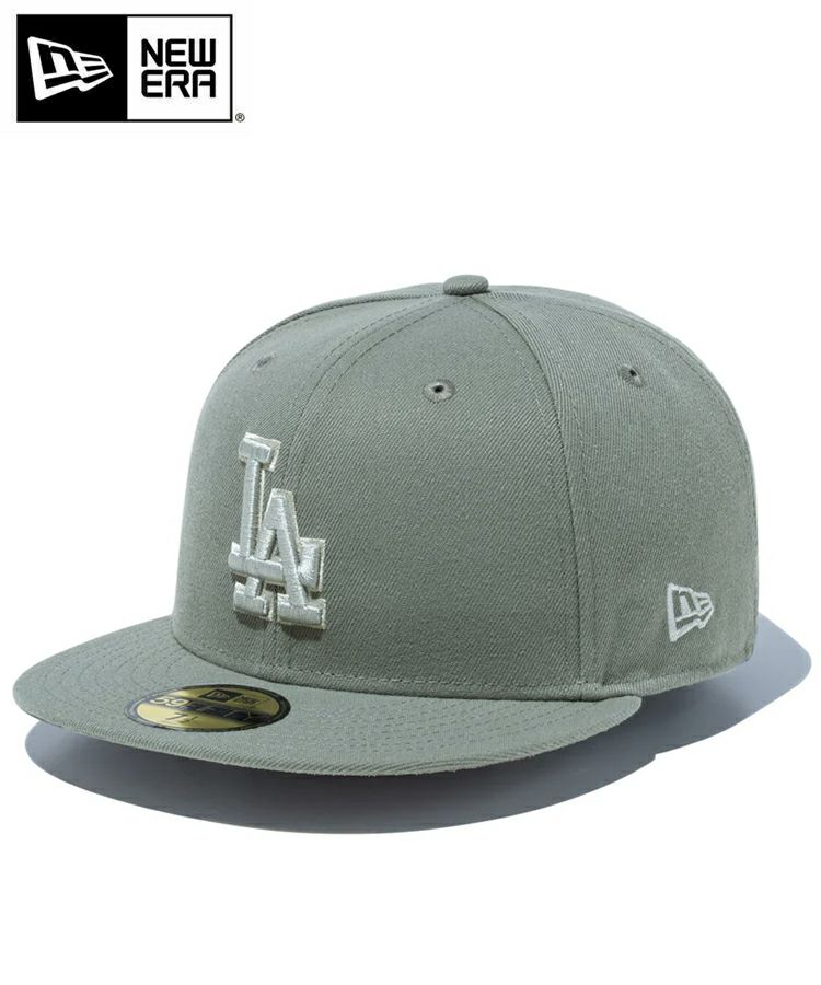 NEWERA World Champions ドジャース グレーアンダーバイザー