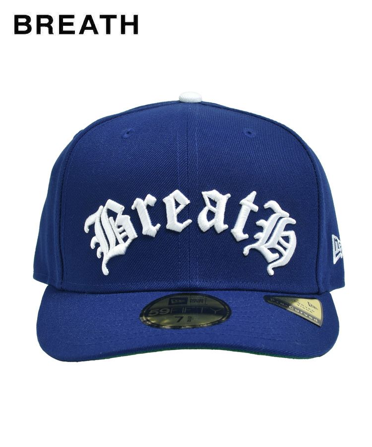 BREATH × NEW ERA OLD ENGLISH LOGO 59FIFTY / ロイヤル [BR25SS