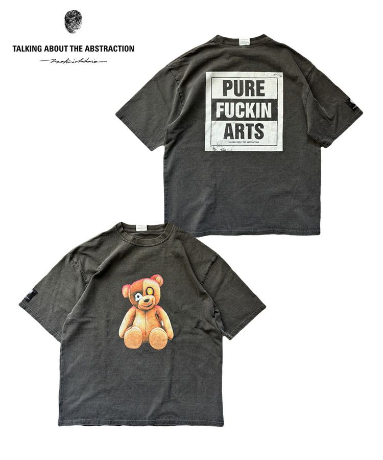 CRAZY BEAR TEE / ブラック [2526AW-T-010B]