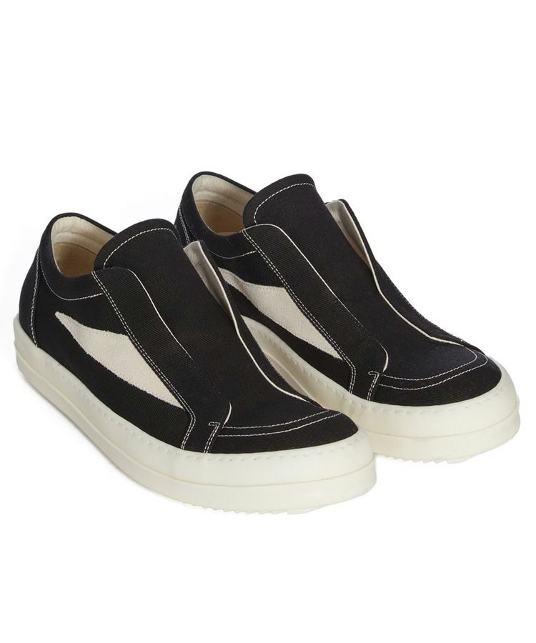 LACELESS VINTAGE SNEAKS / ブラック×ミルク [DU02E7811 DOLVS]