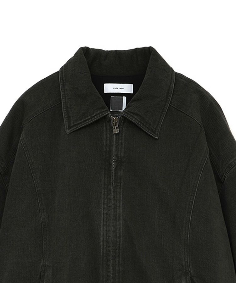 BIG WASHED JACKET / チャコール [JOO-JK-M05]