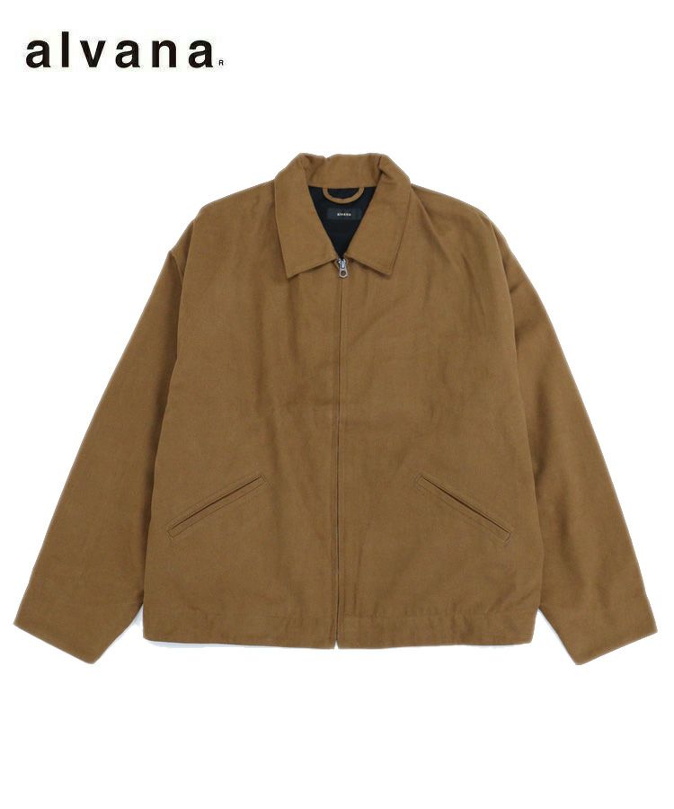 DUCK WOOL SHORT JACKET / ブラウン [ALV-90141]