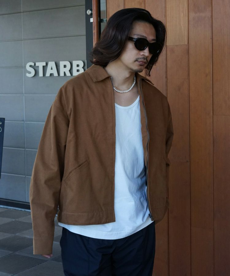 DUCK WOOL SHORT JACKET / ブラウン [ALV-90141]