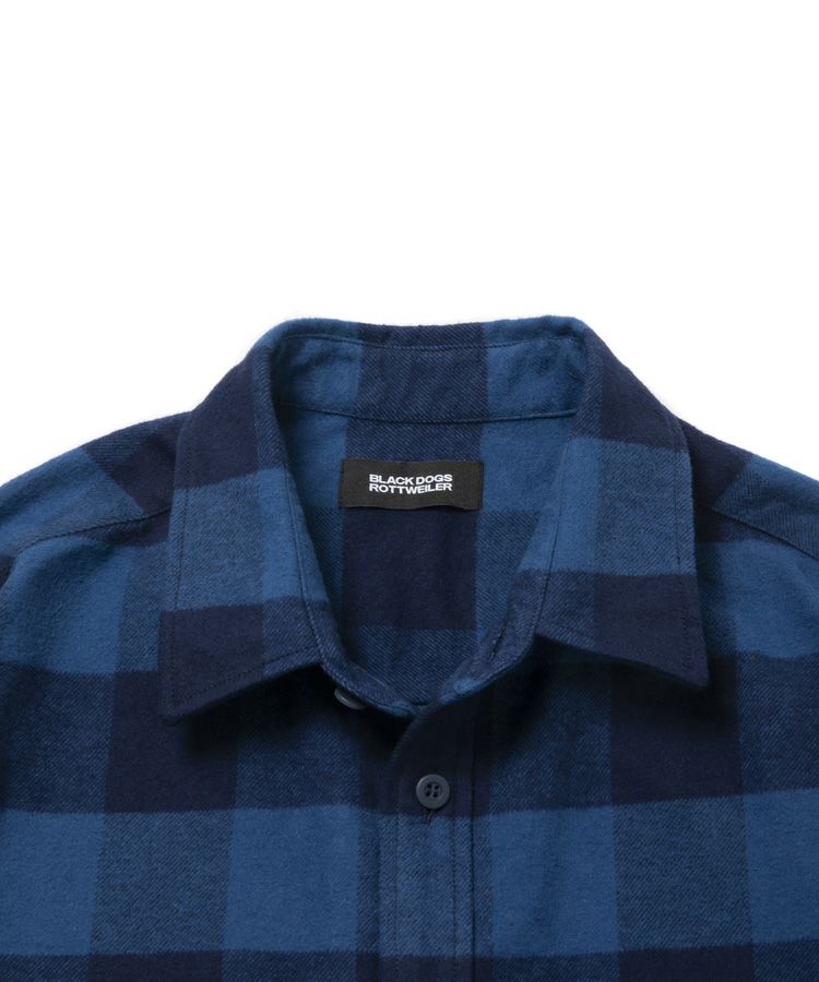 スタイライズ（STYLISE）/R9 BUFFALO CHECK SHIRT / ブルー [RW25A0206] R9 BUFFALO CHECK SHIRT / ブルー [RW25A0206]