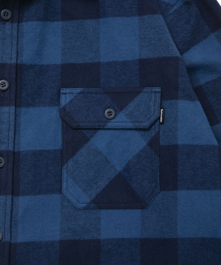 R9 BUFFALO CHECK SHIRT / ブルー [RW25A0206]