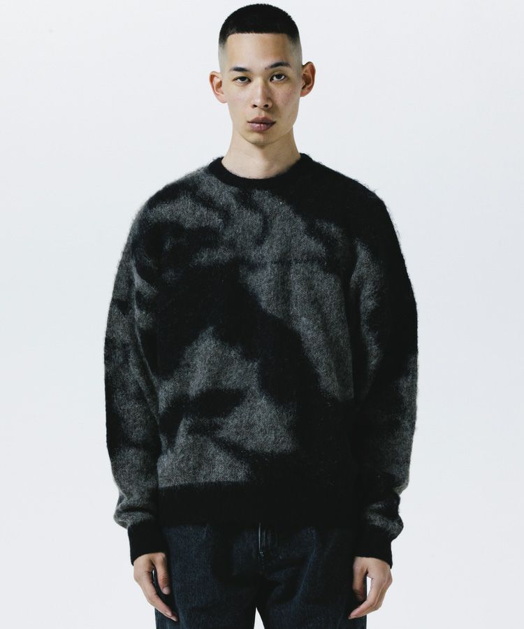 R9 PAINTED KNIT / ブラック [RW25A0404]