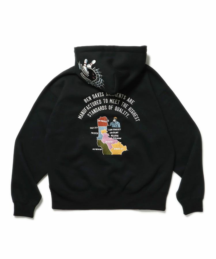 SOUVENIR ZIP HOODIE / ブラック [25780053]