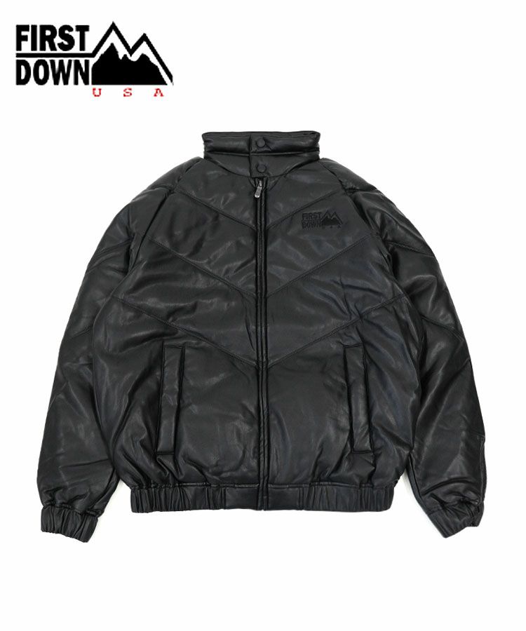 美品 ファーストダウン レザージャケット スタンドカラー XXXL 大きいサイズ 美品 ファーストダウン レザージャケット スタンドカラー XXXL 大きい