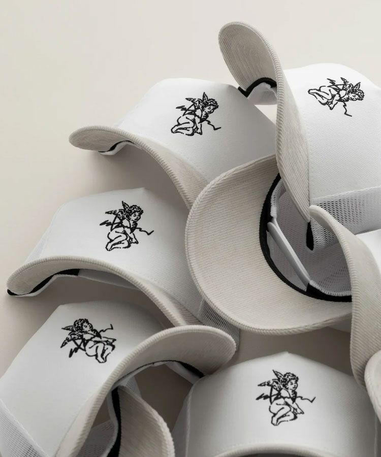 CHERUB STRUCTURED TRUCKER / ホワイトストーン [SLA-U4243HT]