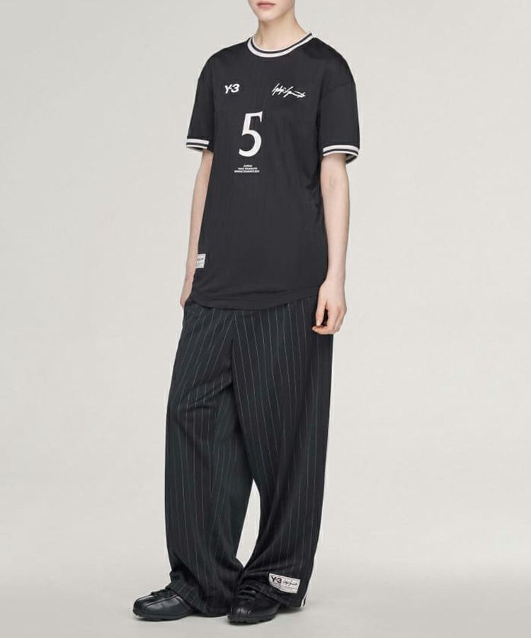 Y-3 ELITE 5 SHORT SLEEVE FOOTBALL TEE / ブラック [KS5122]