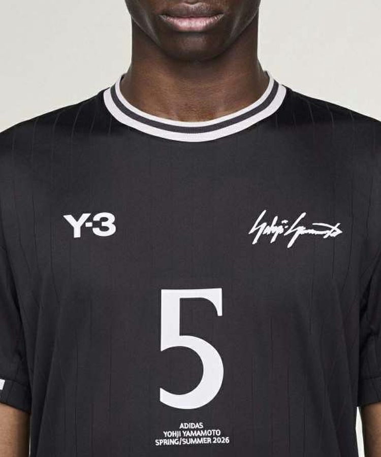 Y-3 ELITE 5 SHORT SLEEVE FOOTBALL TEE / ブラック [KS5122]