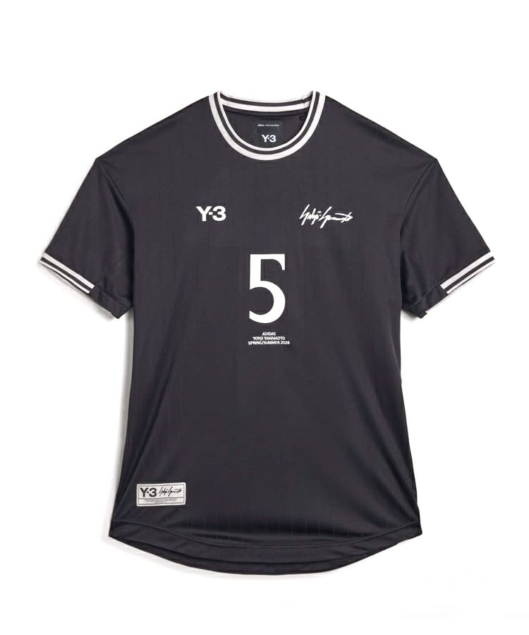 Y-3 ELITE 5 SHORT SLEEVE FOOTBALL TEE / ブラック [KS5122]